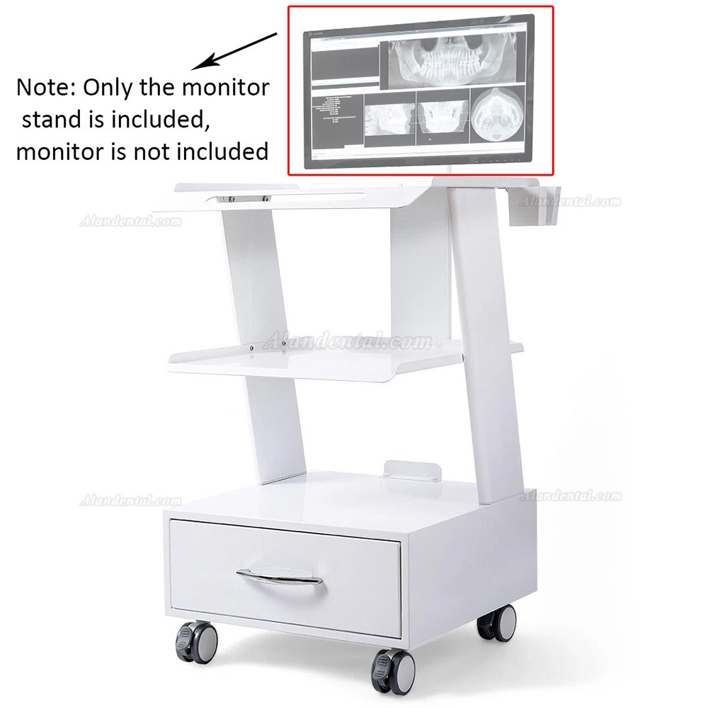 Dentech K2 Dental Mobile Cart Instrument Trolley With Storage Cabinet